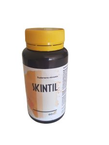 SKINTIL suplemento Péptido Colágenio Ácido Hialurônico Vitamina C 60 capsulas